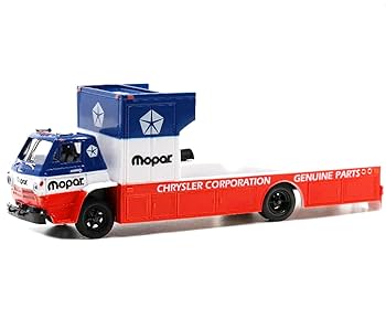 Amazon.com: M2 1966 L600 COE Ramp Truck Red and White with
